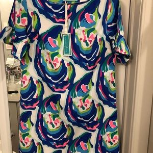 Southern Frock Betsy Dress Oyster print large